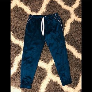 Navy blue with white detailing pajama pants